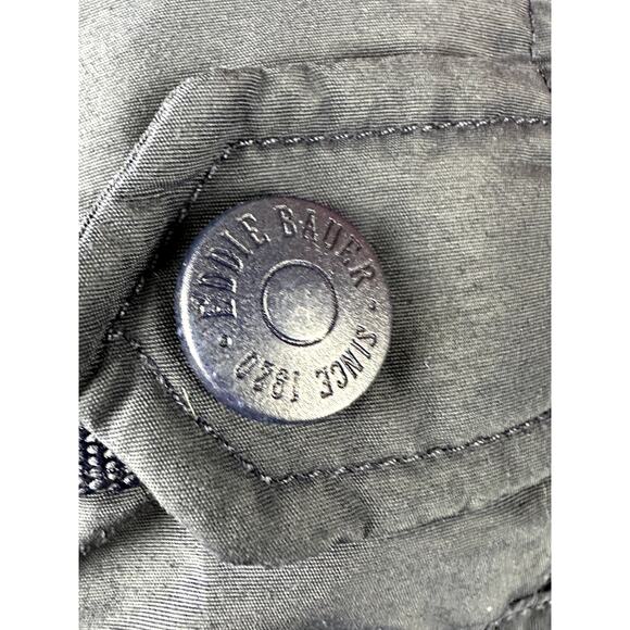 Eddie Bauer Goose Down Full Zip Puffer Jacket Coat‎ Blue Red Green Mens 2XL XXL - Picture 3 of 10